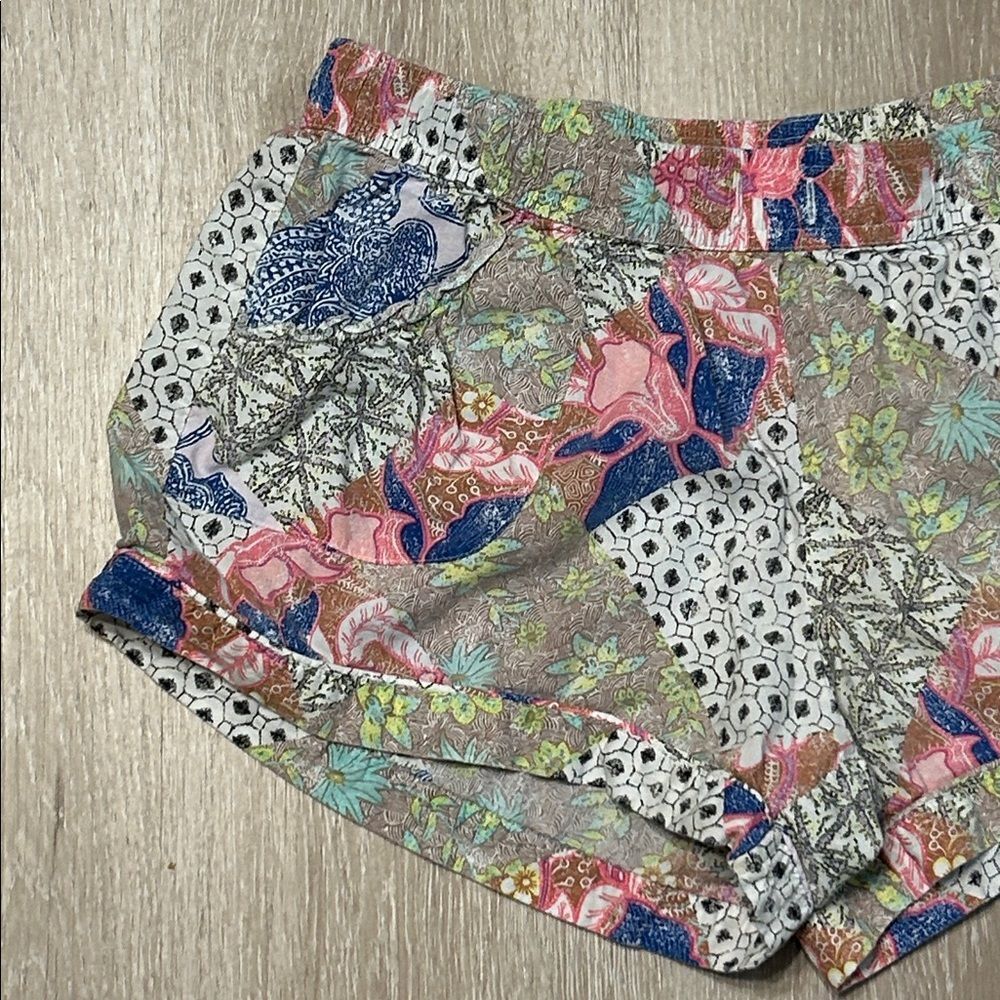 Victoria’s Secret Patchwork Print Pajama Sleep Shorts w Pockets Sz Small - Picture 3 of 7